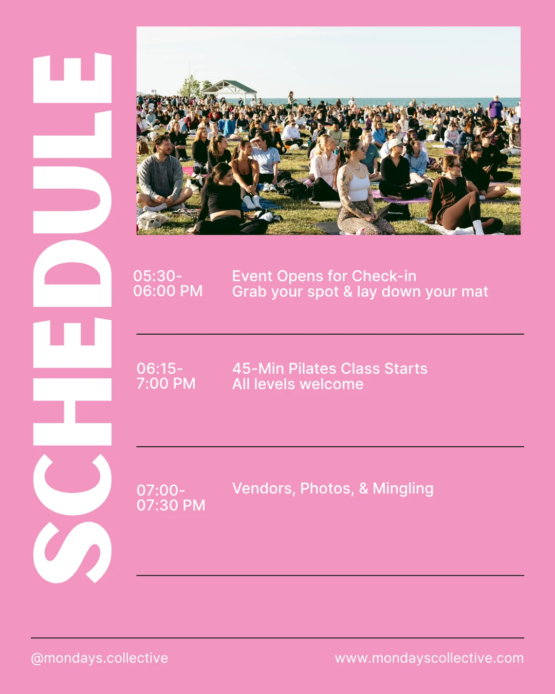 Mondays Pilates | Summer Series Final Week 11